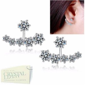 スタッドピアス キャッチ式ピアス スワロフスキー アクセサリー Aurora&Oasis オーロラ&オアシス